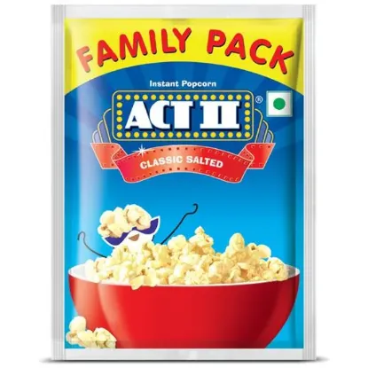 Picture of Act II Classic Salted Instant Popcorn 120 gm