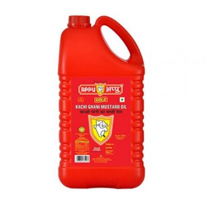 Picture of Appu Kachi Ghani Mustard Oil 5Ltr