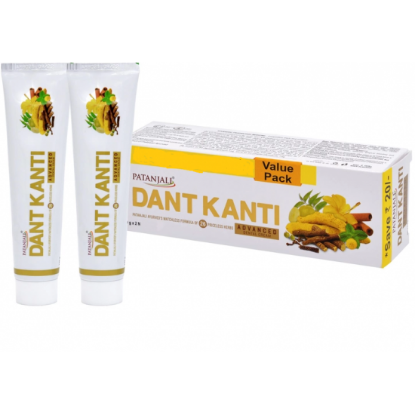 Picture of Patanjali Dant Kanti Advanced Dental Cream 100gm (Pack of 2)