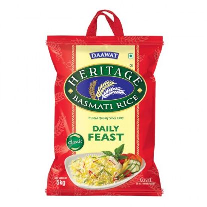 Picture of Daawat Heritage  Daily Feast Basmati Rice 5Kg