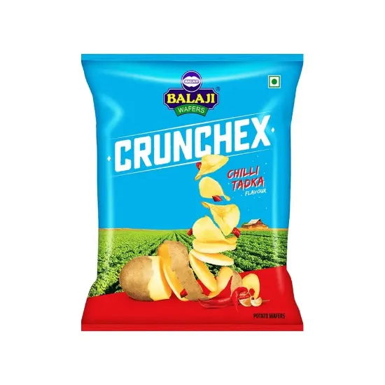 Picture of Balaji Crunchex Chilli Tadka Potato Wafers 150Gm