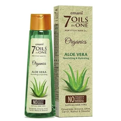 Picture of Emami 7 Oils In One Organics Aloe Vera Hair Oil 200ml