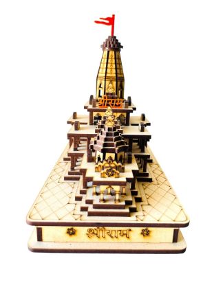 Picture of Ram Mandir  Wooden 5X9