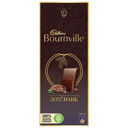 Picture of Cadbury Bournville Rich Cocoa 50% Dark Chocolate 80gm