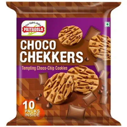 Picture of Priyagold Choco Chekkers Biscuits 350gm