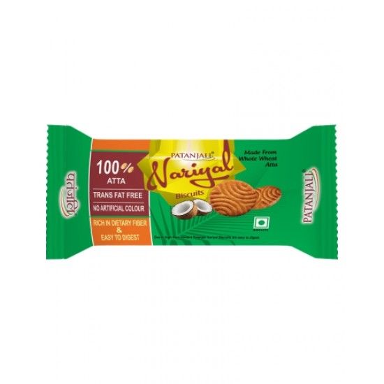 Picture of Patanjali Nariyal Biscuits 75gm