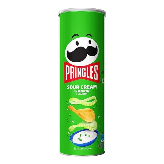 Picture of Kellogg's Pringles Sour Cream & Onion Jar Potato Chip 134gm