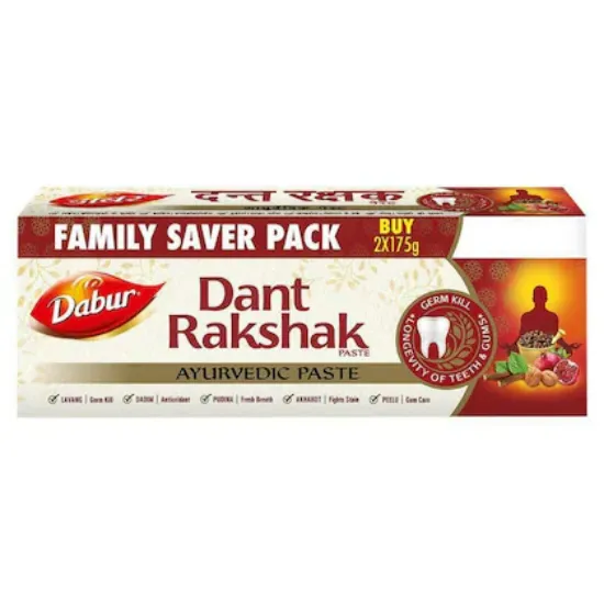 Picture of Dabur Dant Rakshak Ayurvedic Paste 175gm (Pack of 2)