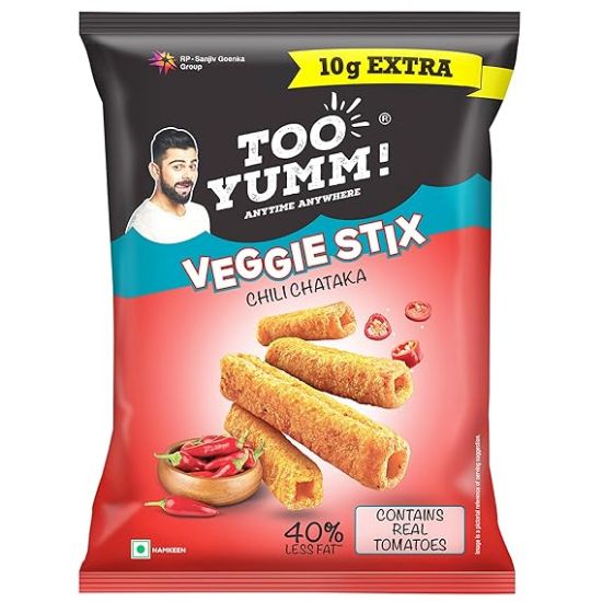 Picture of Too Yumm! Veggie Stix Chilli Chataka 75gm