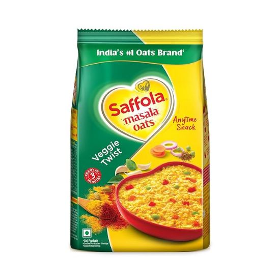 Picture of Saffola Veggie Twist Instant Masala Oats 500gm