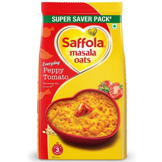 Picture of Saffola Peppy Tomato Instant Masala Oats 500gm