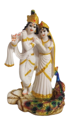 Picture of Krishan With Radha  Fibrt Murti 