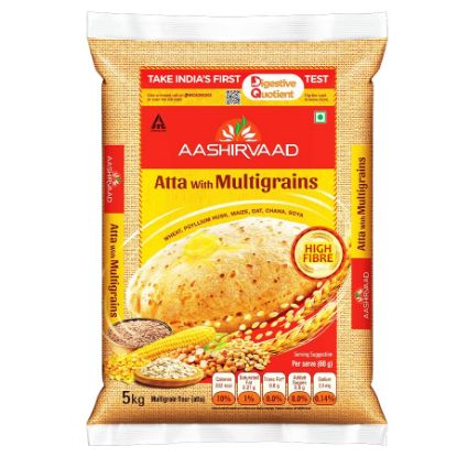 Picture of Aashirvaad Atta with Multigrains, 5kg