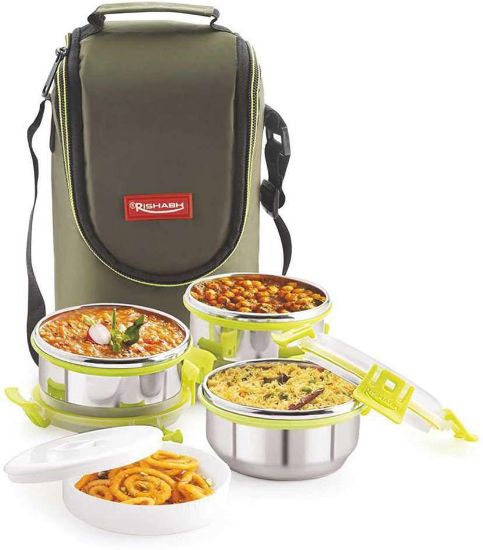 Picture of Rishabh Grace 3 Containers Lunch Box