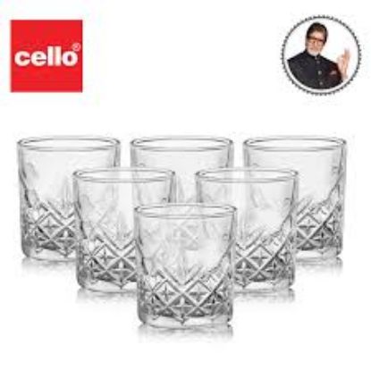 Picture of Cello Classix Textured Glass 215Ml, 6Pcs Set 