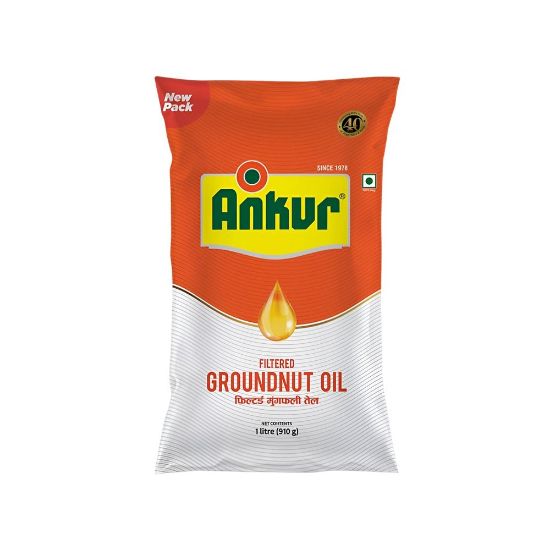 Picture of Ankur Groundnut Oil Pouch 1 litre