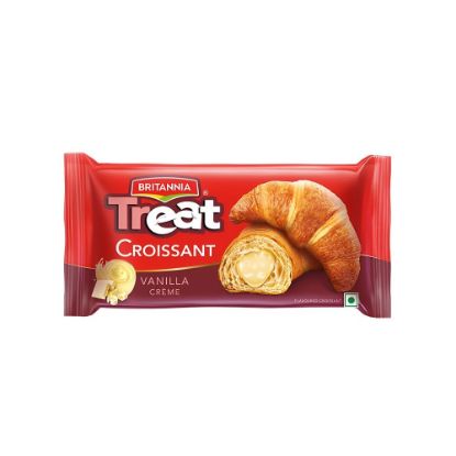 Picture of Britannia Treat Vanilla Creme Croissant 45 gm