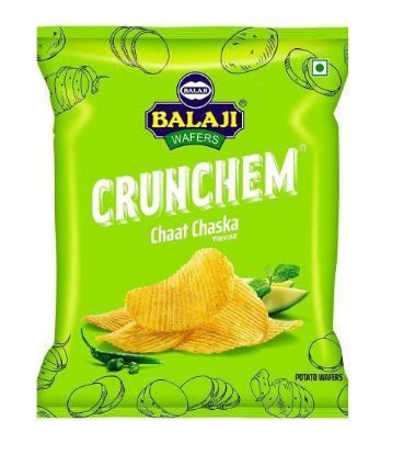 Picture of Balaji Crunchem Chaat Chaska Potato Wafers 150 gm