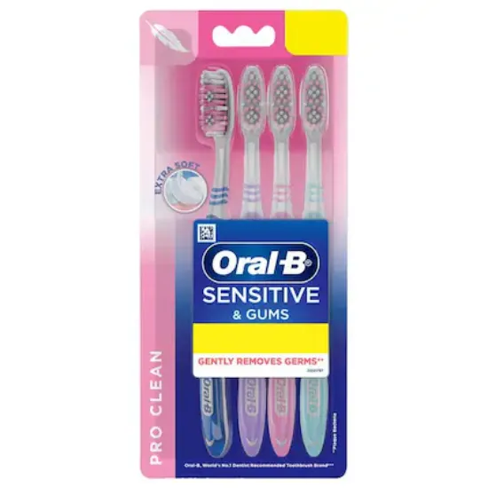 Picture of Oral-B Sensitive & Gums Buy 2 Get 2 Free Extra Shoft Tooth Brush Combo Pack