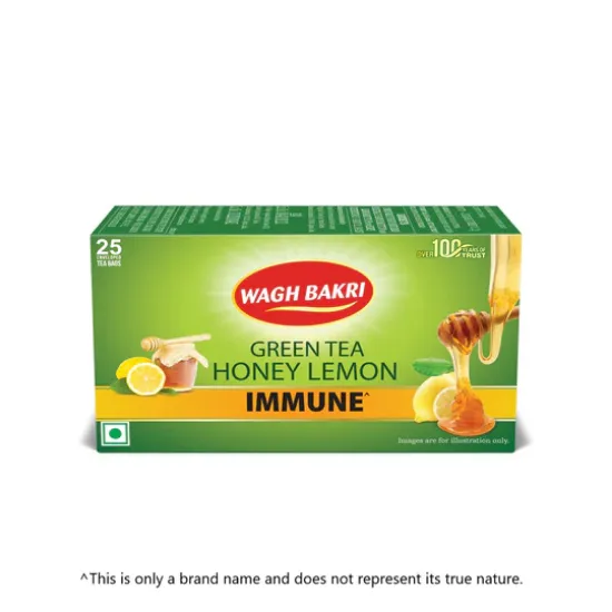 Picture of Wagh Bakri Honey Lemon Green Tea (Bags 25)