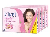 Picture of Vivel Lotus Oil + Vitamin E Soap 100gm (Pack of 4 + 1 Free)