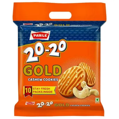 Picture of Parle 20-20 Gold Cashew Cookies Biscuit 1 kg