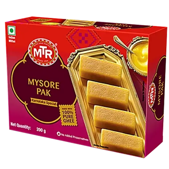 Picture of MTR Mysore Pak - Made With 100% Pure Ghee, 200 g