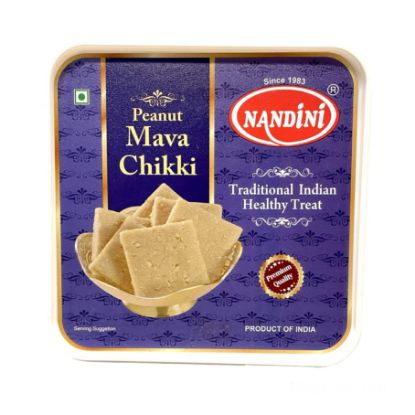 Picture of Nandini Traditional Indian Healthy Treat Peanut Mava Chikki 500gm