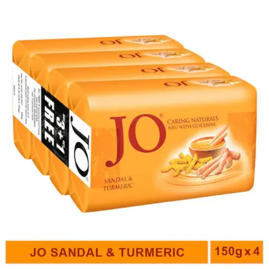 Picture of Jo Sandal and Turmeric Soap 4*150gm