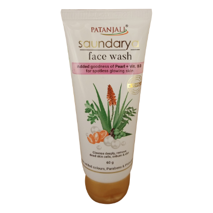 Picture of Patanjali Saundarya Face Wash 60 gm