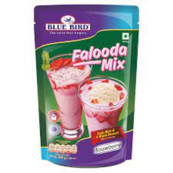 Picture of Blue Bird Falooda Mix - Strawberry, 200 g 