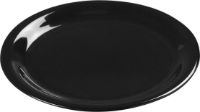 Picture of Lotus Leaf  Black Melamine Dinner Plate 