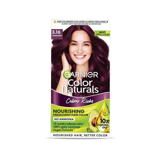 Picture of Garnier Hair Colour Naturals Shade 3.16 Burgundy 70ml+60gm