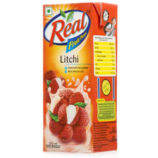 Picture of Real Fruit Power Litchi Juice 180 ml