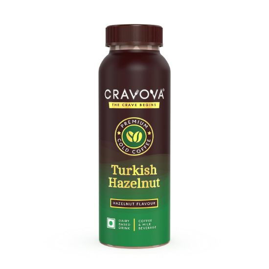 Picture of Cravova Turkish Hazelnut Cold Coffee | Premium Cold Coffee - 200ml