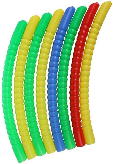 Picture of Leemo Hula Hoop Ring for Kids Multicolor Pack of 1(Random Pattern) (Small)