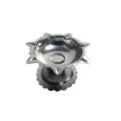 Picture of Stainless Steel Diya for Pooja/Deepak for puja aarti