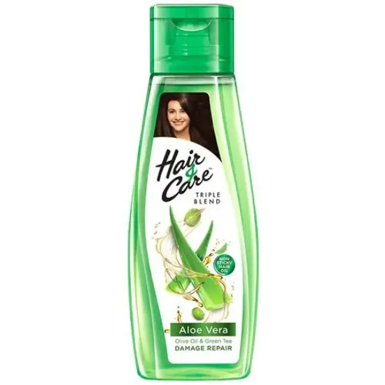 Picture of Hair & Care Aloe Vera, Olive Oil & Green Tea Damage Repair Hair Oil 500 ml