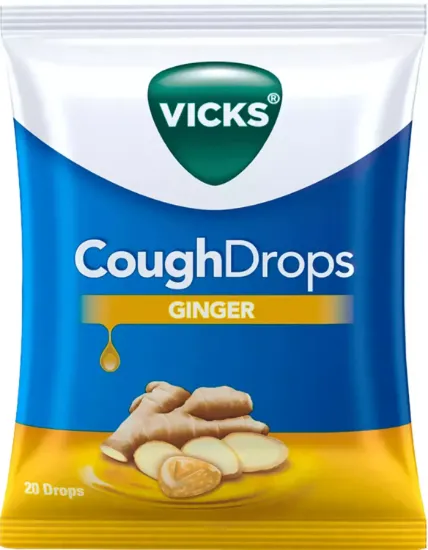 Picture of Vicks Cough Drops Bag - 20 Drops (Ginger)