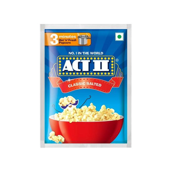 Picture of Act II Classic Salted Popcorn 90gm