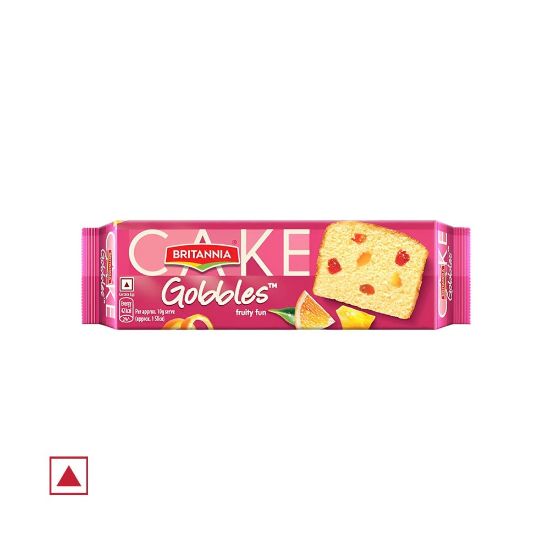 Picture of Britannia Gobbles Bar Cake - Fruity Fun 110gm