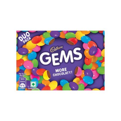 Picture of Cadbury Gems Duo Pack 25.28gm