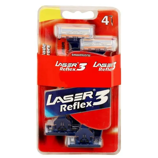 Picture of Laser 3 Reflex Triple Blade Razor 4 pcs