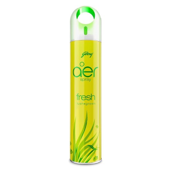 Picture of Godrej aer Spray | Room Freshener for Home & Office - Fresh Lush Green (220 ml)