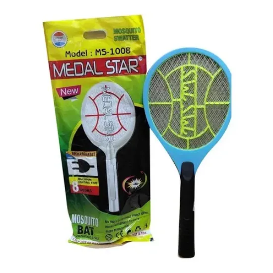 Picture of Plastic Racket Medal Star Mosquito Bat 1pc