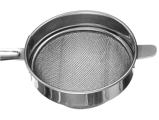 Picture of  Taj Mahal Stainless Steel Tea Strainer chai Chalni Heavy Mesh 1pc