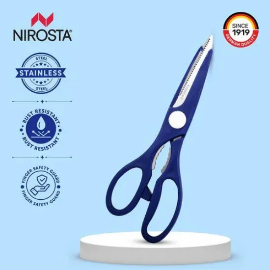 Picture of Fackelmann Nirosta Stainless Steel 2-In-1 Multi-Purpose Super Scissors