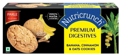 Picture of Parle Nutricrunch Banana Cinamnon & Oat Cookies 75g