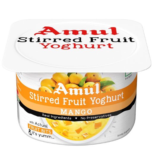 Picture of Amul Stirred Fruit Yoghurt Mango 100g