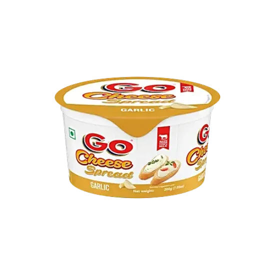 Picture of Go Cheese Spread - Garlic, 200 g Tub